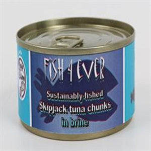 Fish 4 Ever Skip Jack Tuna Chunks in Brine, 160g