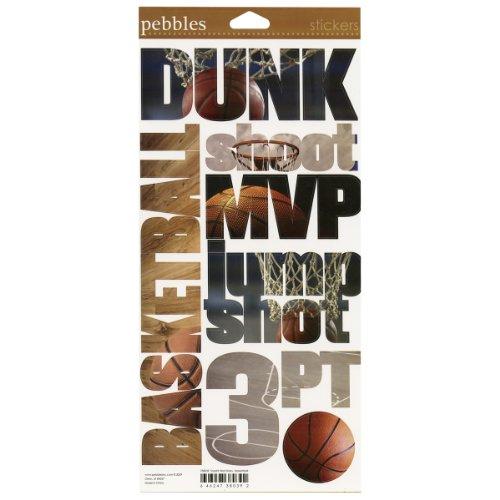 Snapshot Sticker 6"X12"-Basketball