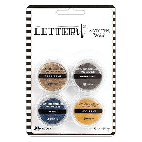 Ranger Metallics Letter It Embossing Powder Set