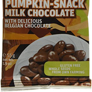 Landgarten Organic Pumpkin Seed Milk Chocolate Snack Mix 55 g (Pack of 5)