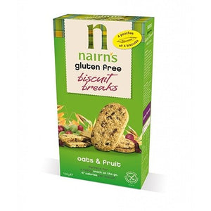 Nairns G/F Oat & Fruit Biscuit Breaks 12 box X 5 (Pack of 5)