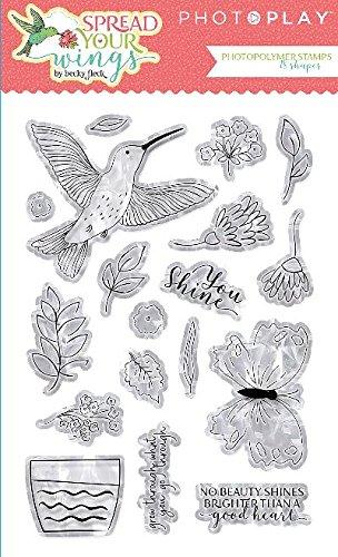 Photoplay Paper Spread Your Wings Photopolymer Stamp