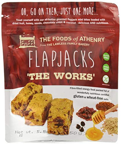 THE FOODS OF ATHENRY The Works Mini Bite Flapjacks 150g (PACK OF 1)