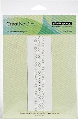 Penny Black Rows of Stitches Steel Die (51-411)