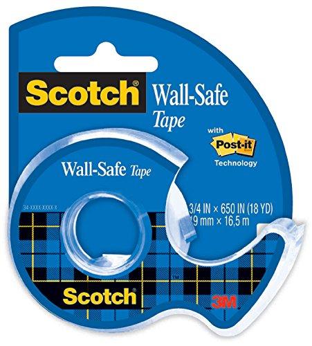 Scotch Wall-Safe Tape, 3/4 x 650 Inches (183)