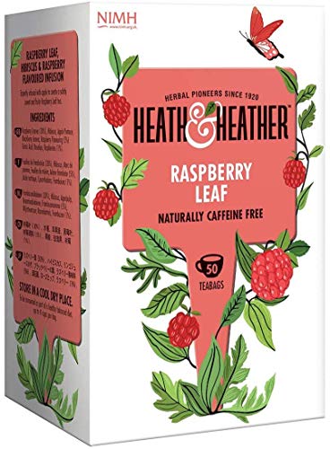 Heath And Heather Raspberry Leaf tea 50 Teabags (Pack of 6)