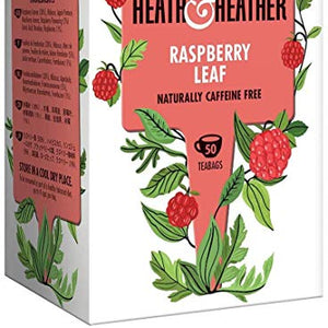 Heath And Heather Raspberry Leaf tea 50 Teabags (Pack of 6)