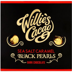 Willie's Cacao Black Pearls Sea Salt Caramel Chocolates 150 g (Pack of 2)