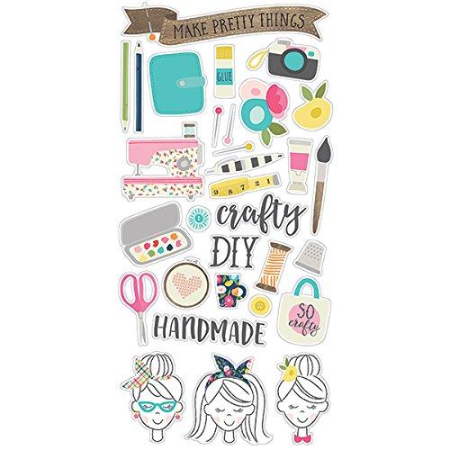 Simple Stories Crafty Girl 6x12 Chipboard