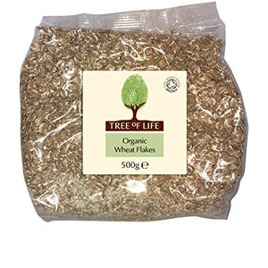 Tree of Life Organic Wheat Flakes 500 g (Pack of 6)