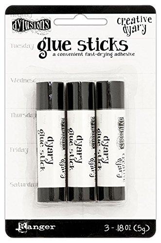 Ranger Dylusions Creative Dyary Mini Glue Sticks 3/Pkg