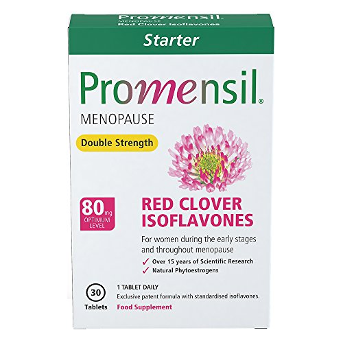 Promensil Menopause | Double Strength Starter | Red Clover | Isoflavones | 80mg | 30 Tablets