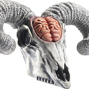 Smiffys Latex Rams Skull Prop with Exposed Brain