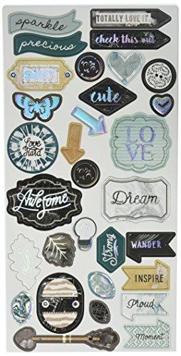 Prima Zella Teal-Chipboard
