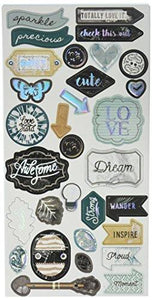 Prima Zella Teal-Chipboard