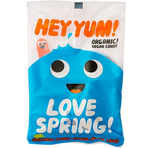 Hey Yum Vegan & Organic Gummy Candy with Berries 100g (Pack of 10)