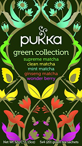 PUKKA HERBAL AYURVEDA Organic Green Collection 20bags (PACK OF 1)