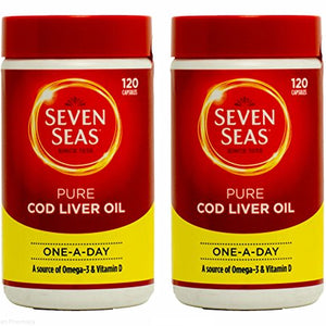 Multibuy 2x Seven Seas® Pure Cod Liver Oil 120 Capsules