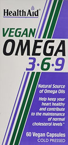 HealthAid Vegan Omega 3-6-9  60 Capsules )