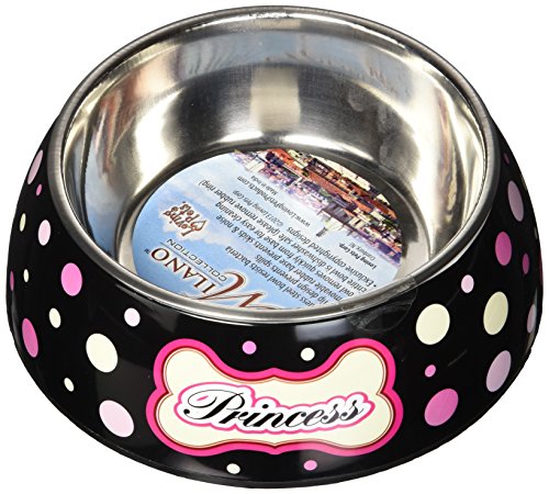 Loving Pets Polkadot Milano Bowl For Dogs And Cats, Medium | Loving Pet Products