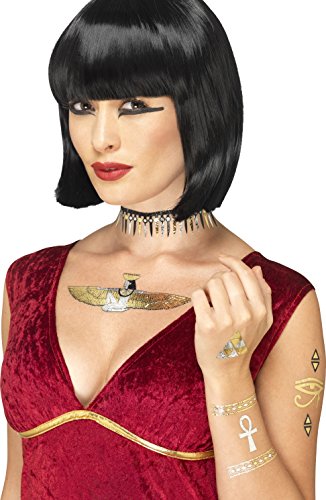 Smiffys 41555 Egyptian Transfer Tattoos (One Size)