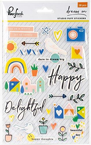 RC100417 Dream On Studio Puffs Stickers 5"X7"-Studio