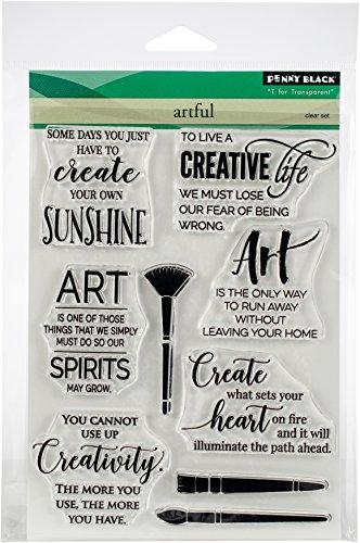 Penny Black Artful Clear Unmounted Rubber Stamp Set (30-480)