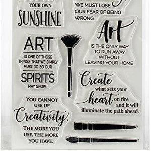Penny Black Artful Clear Unmounted Rubber Stamp Set (30-480)