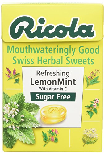 Ricola Lemon Mint Sugar Free Drops, 45 g