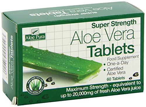 Super Strength Aloe Vera Tablets  20,000mg - 60