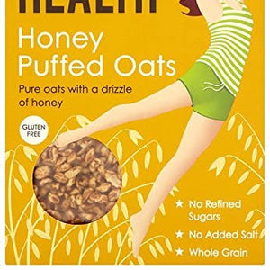 Rude Health Honey Puffed Oats Gluten Free Cereal 240 g (Pack of 4)