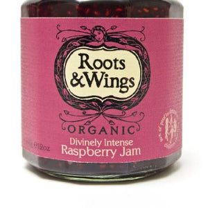 Roots And Wings Organic Raspberry Jam 340g