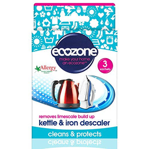 Ecozone Kettle & Iron Descaler - 4 x 60g