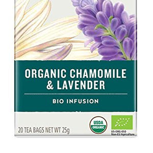 Celestial Seasonings Organic Chamomile & Lavender Tea 20 Bags