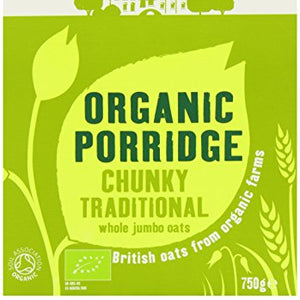 Jordans Organic Porridge Oats 750 g (Pack of 6)