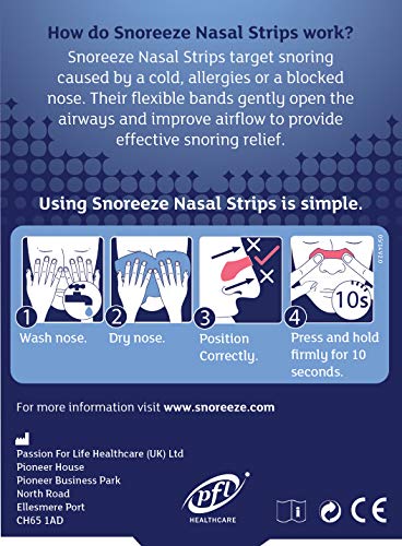 Snoreeze Nasal Strips Large Pack of 20