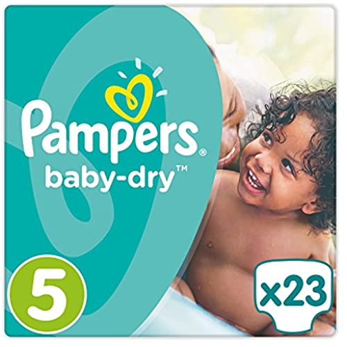 Pampers Baby Dry Nappies Carry Pack - Size 5 (Junior), 23 Nappies