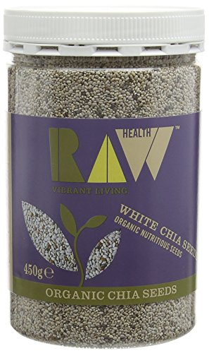 Raw Health Organic White Chia Seeds 450g