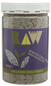 Raw Health Organic White Chia Seeds 450g
