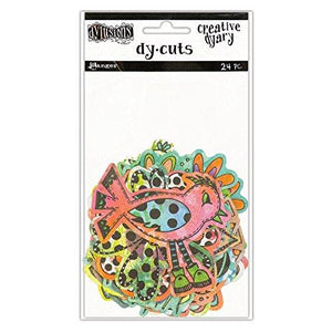 Ranger Colored Birds & Flowers Dyan Reaveley's Dylusions Creative Dyary Die Cuts