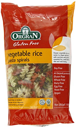 Orgran Vegetable Rice Spirals 250g X 6 (Pack of 6)