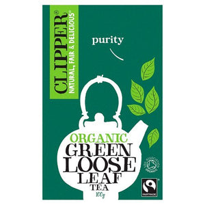 Clipper Organic Green Loose Leaf Tea 100g (Pack of 6)