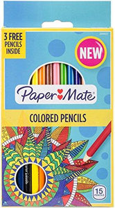 Sanford Paper Mate Bonus Pack Colored Pencils 15/Pkg-Neon & Metallic
