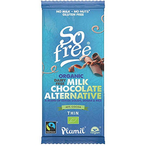 Plamil Foods Ltd Organic Milk Alternative Thin 80g (Pack of 12)