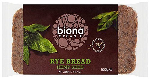 Org Wholemeal Rye Hemp Bread (500g) - x 2 *Twin DEAL Pack*