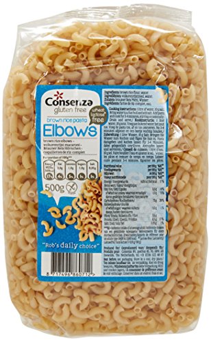 Consenza Gluten Free Wholemeal Macaroni 500 g (Pack of 4)