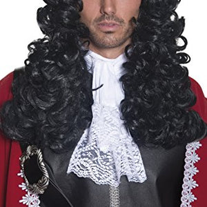 Smiffy's Pirate Captain Wig - Black