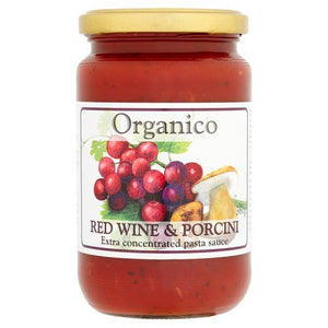 Organico Red Wine And Porcini Pasta Sauce, 360g