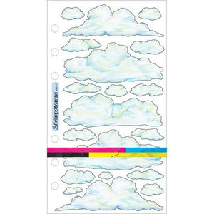Sticko Vellum Stickers - Clouds