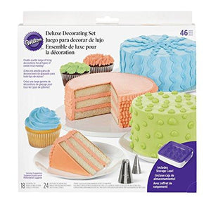 Wilton 46-Piece Deluxe Cake Decorating Set, Cake Decorating Supplies